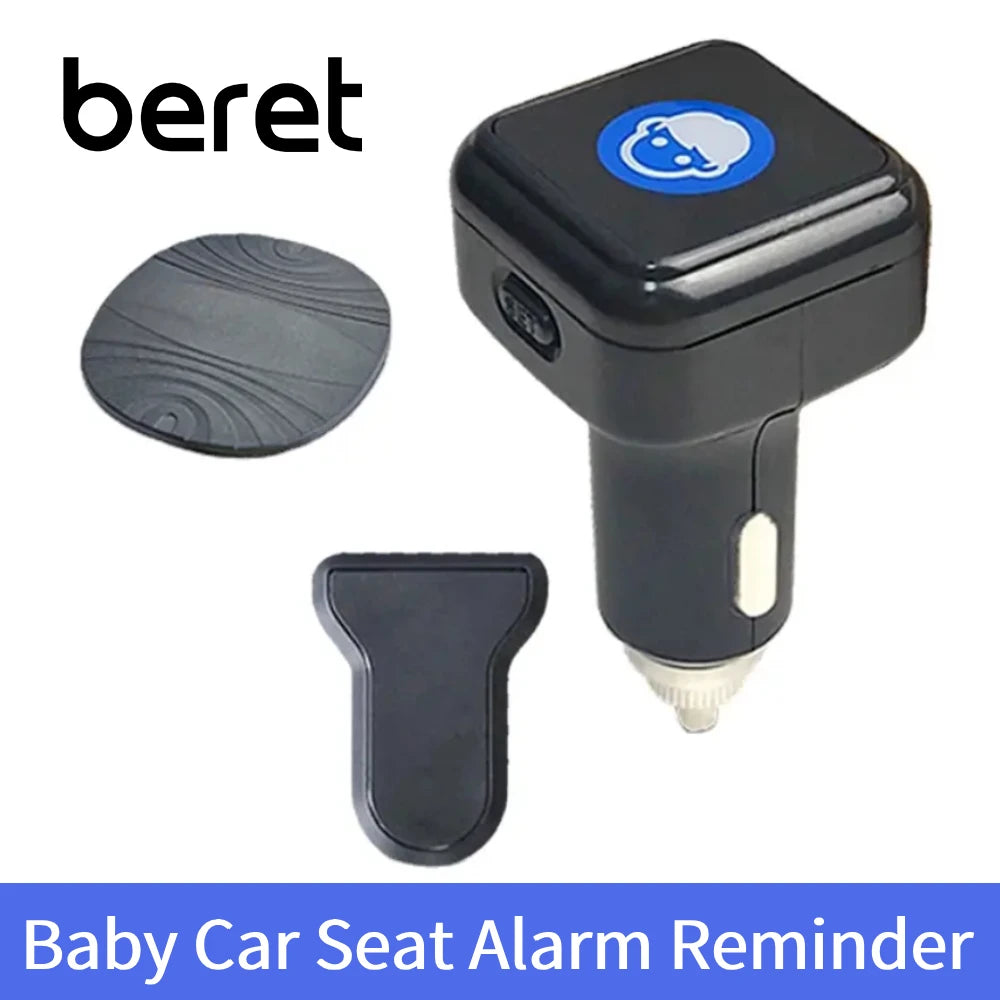 New Baby Car Seat Alarm Reminder Car Baby Seat Pad Alarm System Baby in Car Reminder Warning with Light and Sounds Remind